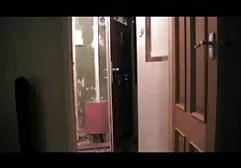 Funny Russian girl Alena shows hairy cunt in the bathroom