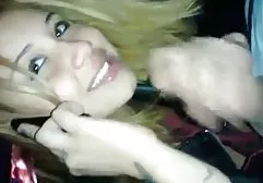 Gorgeous blonde fucked her horny girlfriend with a strap-on