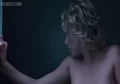 Angel girl caresses between her legs