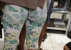 Blonde Lenny is pulled by black guys