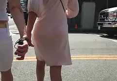 Babe in stockings gave herself to fuck the old vet