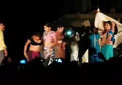 Young couple took a group porn video