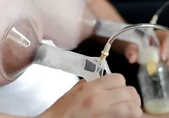 Man slave licks bitch