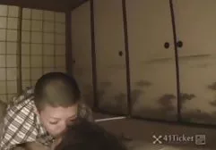 Virginia brought to the mouth and hands of the man to orgasm