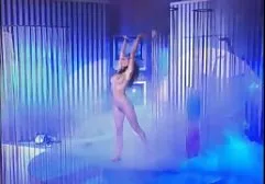 Passionate brunette in stockings uses butt plug and rubber dick