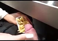 Active sex Russian students on the big bed