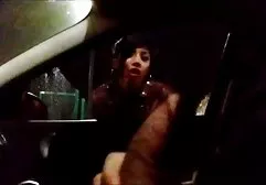 Lustful brunette in high heels clutching with partner