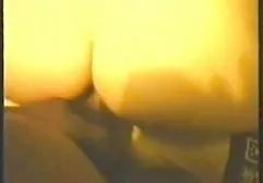 Glam cock energetically masturbates on a leather sofa