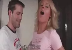 Big tit blonde tries to get out of reliable bondage