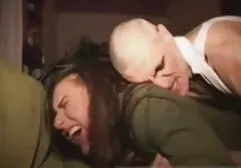 The guy brought the girl fingers to jet squirt orgasm