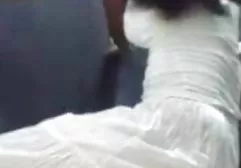 Chick lit her charms in the dressing room