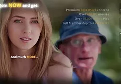 Lustful girl sucks peasant dick