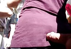 Mistress jerking off slave dick in latex gloves