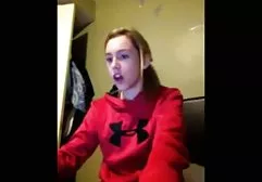 Sexy Ukrainian actively fucks herself in her pussy