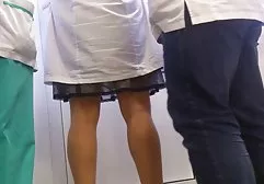 Babe with great boobs sucks guy's dick in the shower