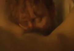 Male fucked Russian brunette in fishnet