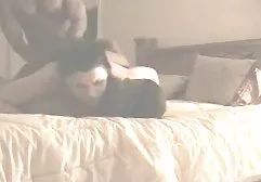 Hot brunette trying to get rid of bondage and pissing on the floor