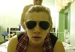 Blonde sucked off her boyfriend and swallowed his sperm