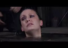 Red-haired beauty skillfully sucks penis