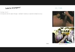 Sweet babe in private chat caresses herself in front of a drocher