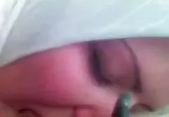 Cheeky baby Tiffany frolics in bed with her new lover