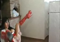 Guys in two trunks fuck a young girl