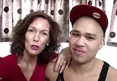 Three young girls having same sex sex in the kitchen