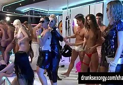 Two whores passionately scream during sex with a man