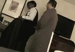 Sexy creamy latex girl gives a nice blowjob