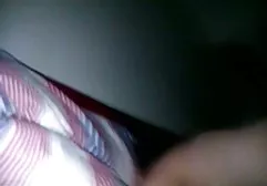 Rough male tightly pulls busty blonde in stockings on his device