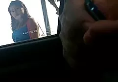 Watching naked nudists on the beach