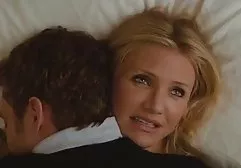 Dazzling blonde walks on a public beach without clothes