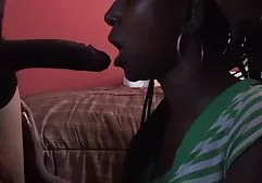 Young brunette with small tits lies on the bed and caresses the clit