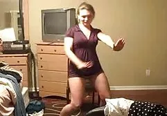 Stripper dressed as a nun