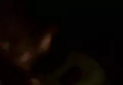 Naked chick jerks off to the peasant and caresses herself.