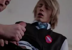 Gorgeous mom with a punctured tongue made her son a blowjob and sat on the dick pussy