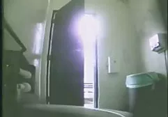 An aunt in latex pumps urine from a man's dick