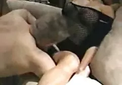 Young blonde could not refuse anxious grandfather