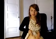Flexible chick sits on a steep twine and touches the pussy on the floor.