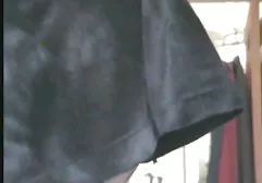 Handsome brunette is hard at work jerking herself