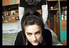 Zoe in stockings put her fingers in the pussy