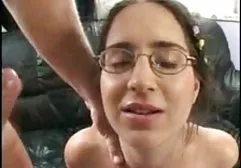 Two inexperienced lolita diligently doing blowjob