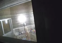 Quick homemade anal sex with a condom