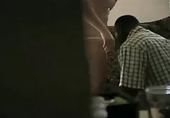 Strong stallion spiers cute girl in black stockings