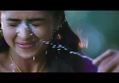 Depraved girl with big boobs masturbates with big dildo