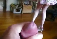 Heifer violently cums from jerking off with a phallus