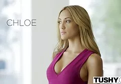 Slim schoolgirl (18 years old) skillfully caresses her vagina