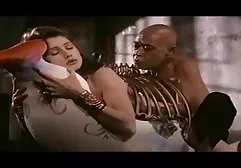 Slim blonde gave a fuck inflated black man