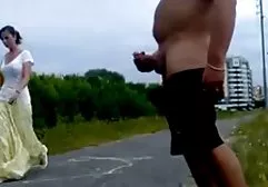 Mature lady in stockings and corset masturbates