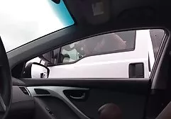 The guy planted baby in white stockings on your device after a gentle blowjob